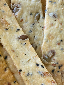 Seeded Sourdough Crackers: Vegan-Friendly & Artisanal Snacking Delight with Italian Herbs