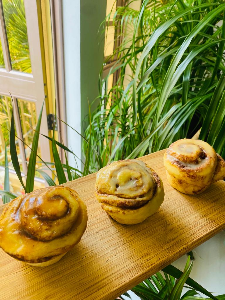 The best, fluffiest reduced or zero sugar cinnamon rolls in Singapore.# ...