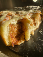 Load image into Gallery viewer, Lemon Cream Cheese Frosting Reduced Sugar Cinnamon Roll
